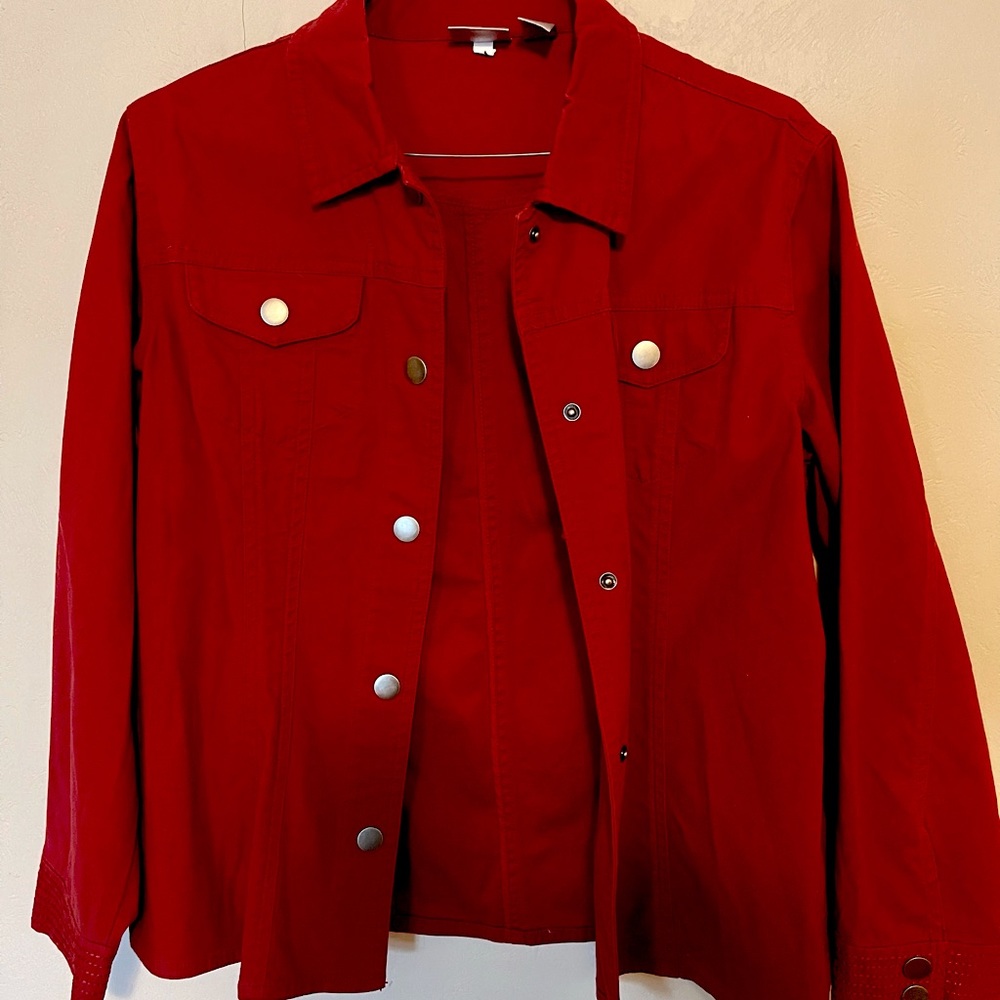 Red Chicos Denim Jacket